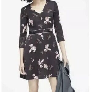 Banana Republic Floral Mini Dress Womens Size 8 Office Siren Cottagecore NEW‎